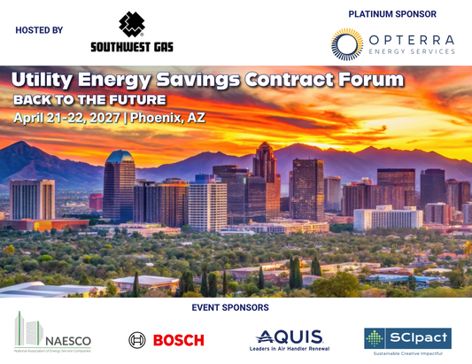 Utility Energy Savings Contract Forum - Sponsors Phoenix